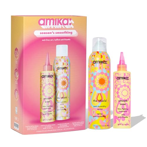 Amika Season's 平滑抗毛躁套裝 |獨家限量版套裝，具有防潮功能，讓頭髮光滑、不毛躁
