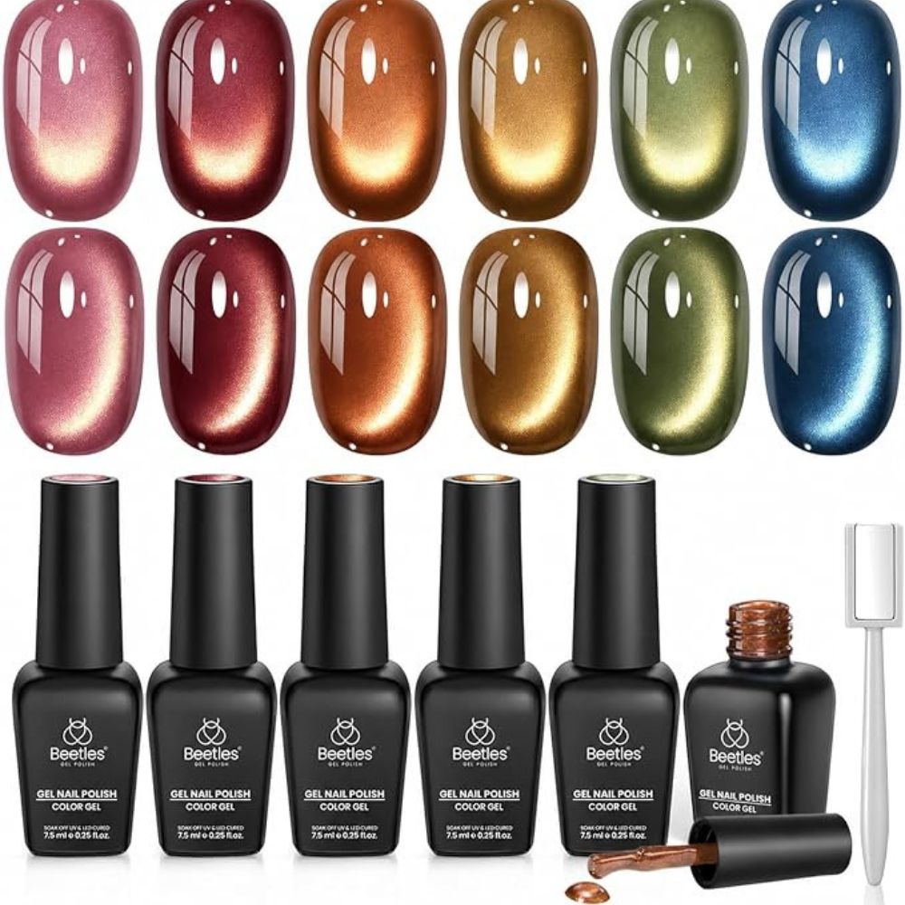 Beetles , Golden Mirage 貓眼凝膠指甲油套裝