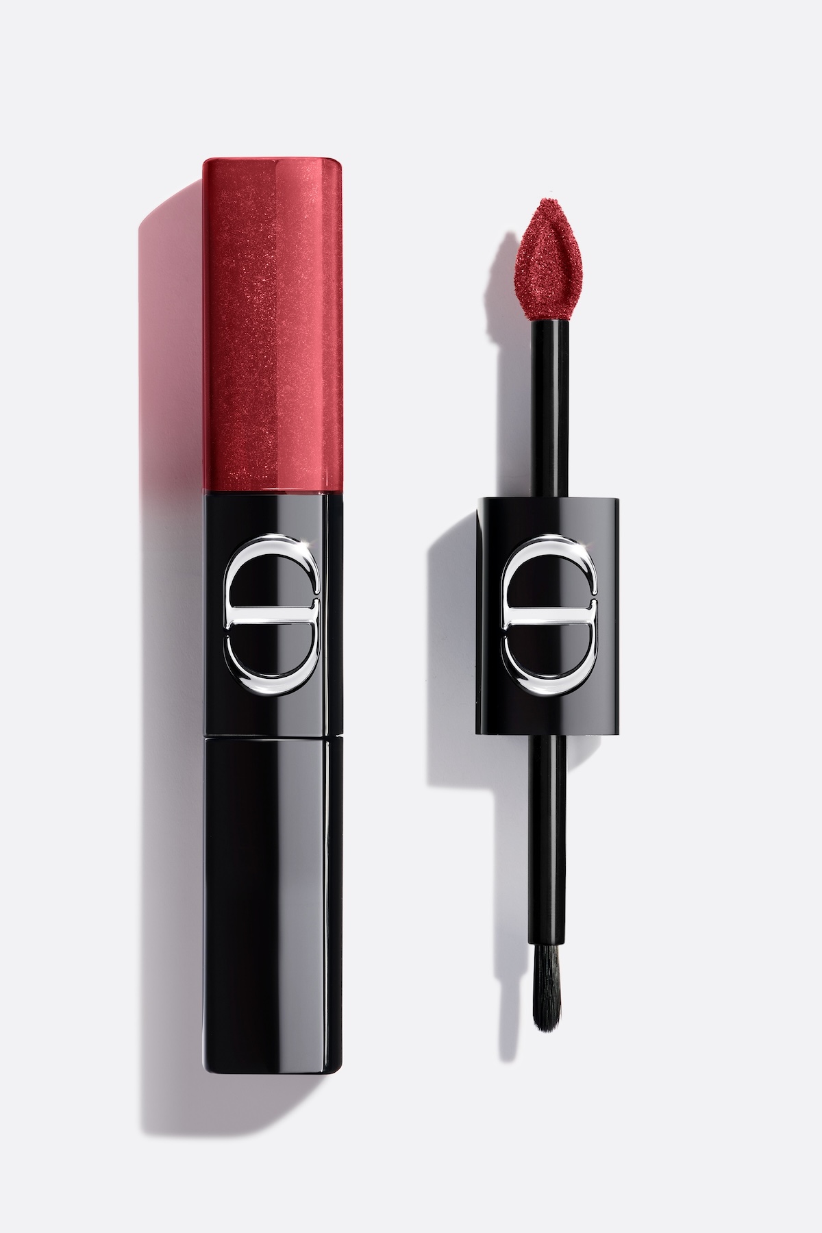 Dior，Rouge Dior Sequin Liquid Duo 節日禮物 2026 年版 - 966 紅色天鵝絨