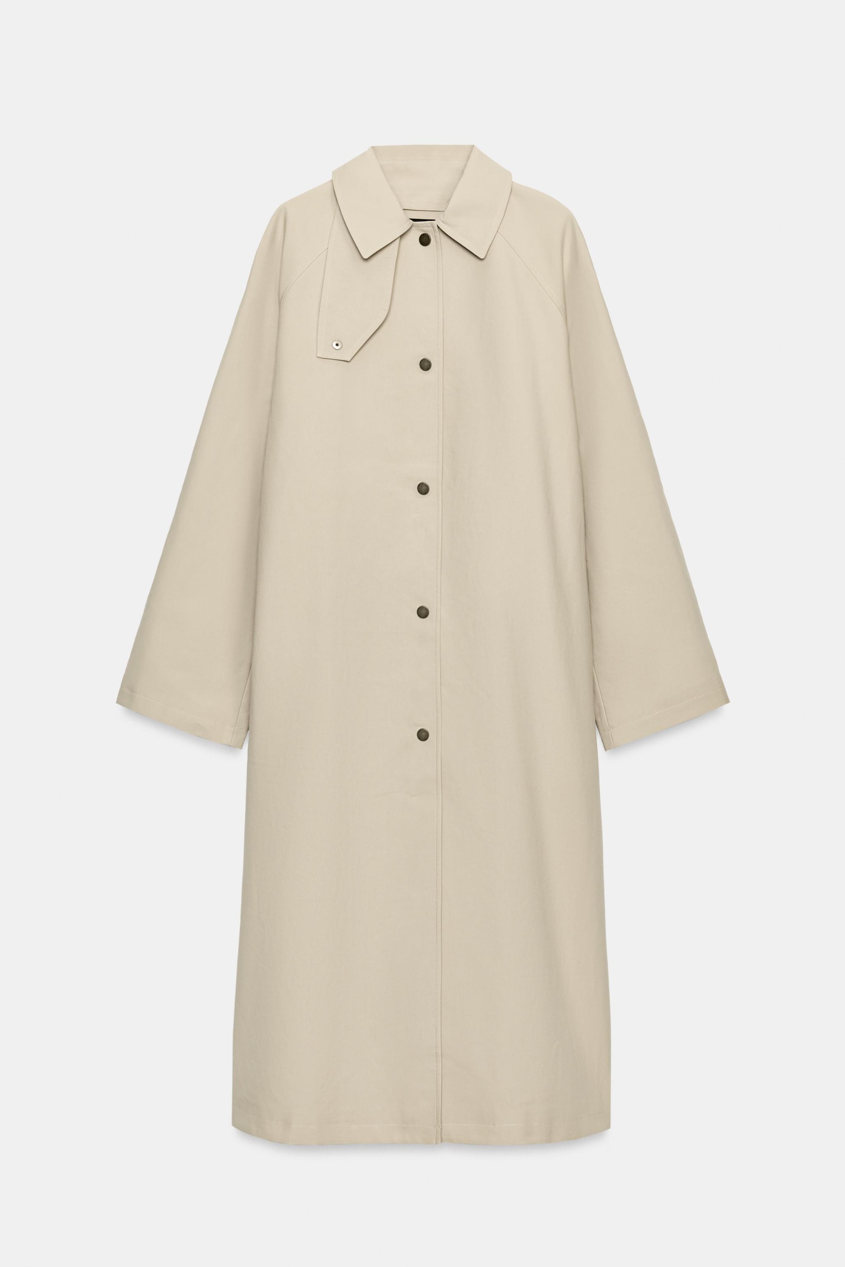 Zw Collection 斗篷風衣 - 米色 - Xs