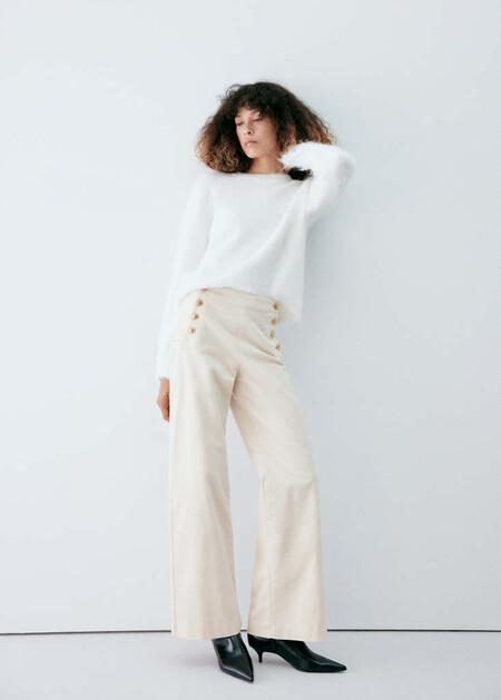 pantalones wide leg Mango