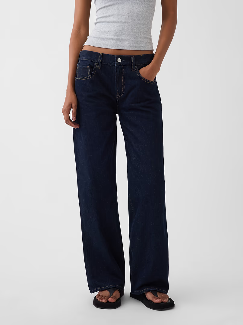 Gap, Hailey 低腰寬鬆牛仔褲