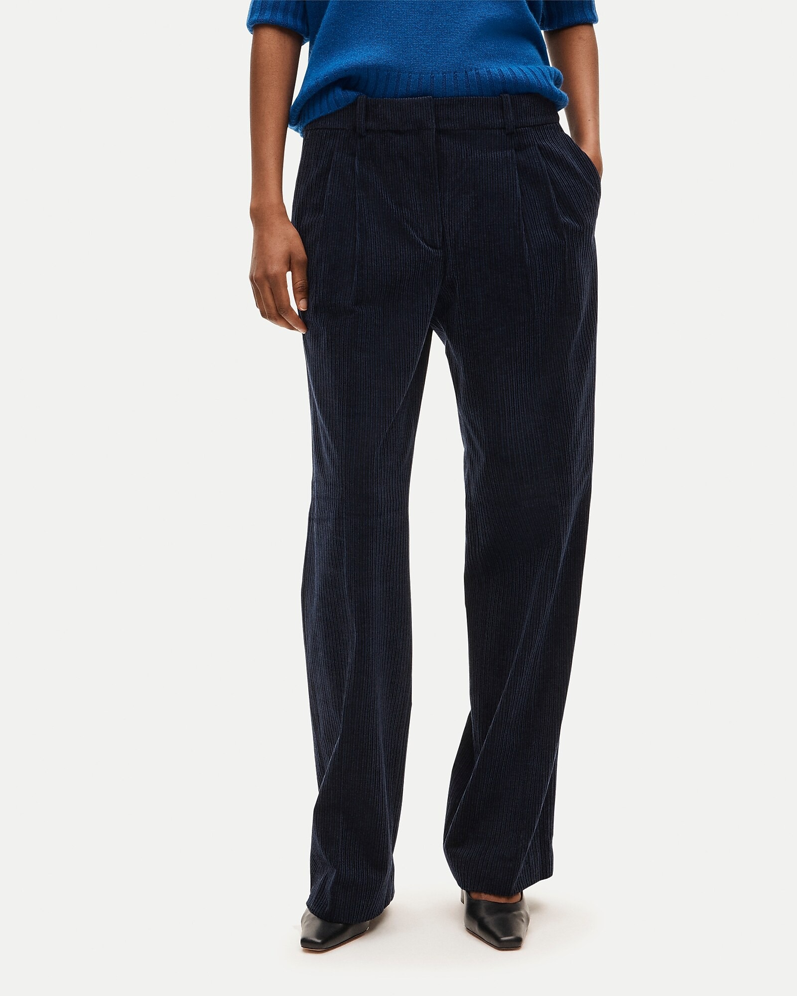 J.Crew，絲絨燈芯絨必備長褲