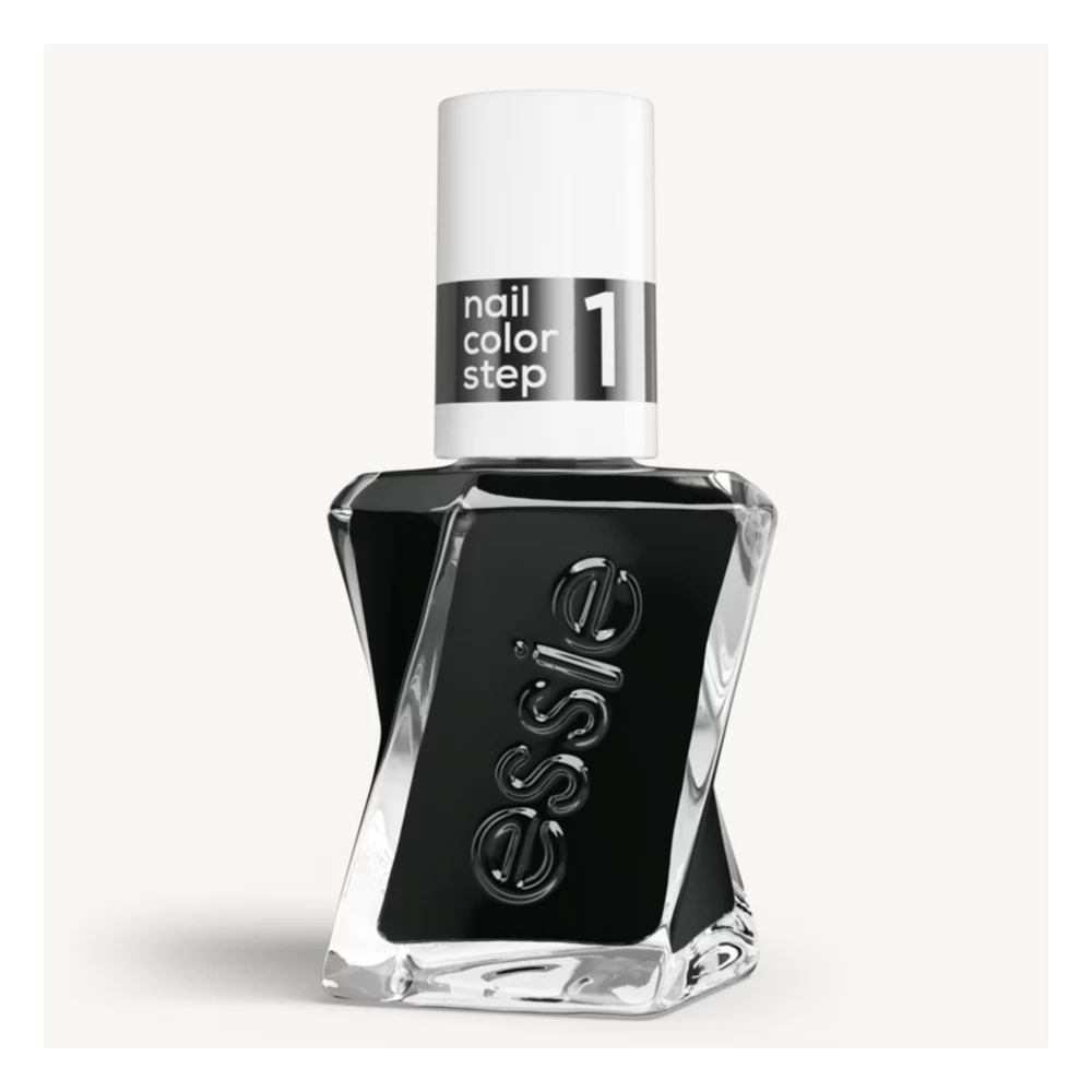 Essie 長效指甲油凝膠，深黑色清漆，Like It Loud，無紫外線，可持續 15 天